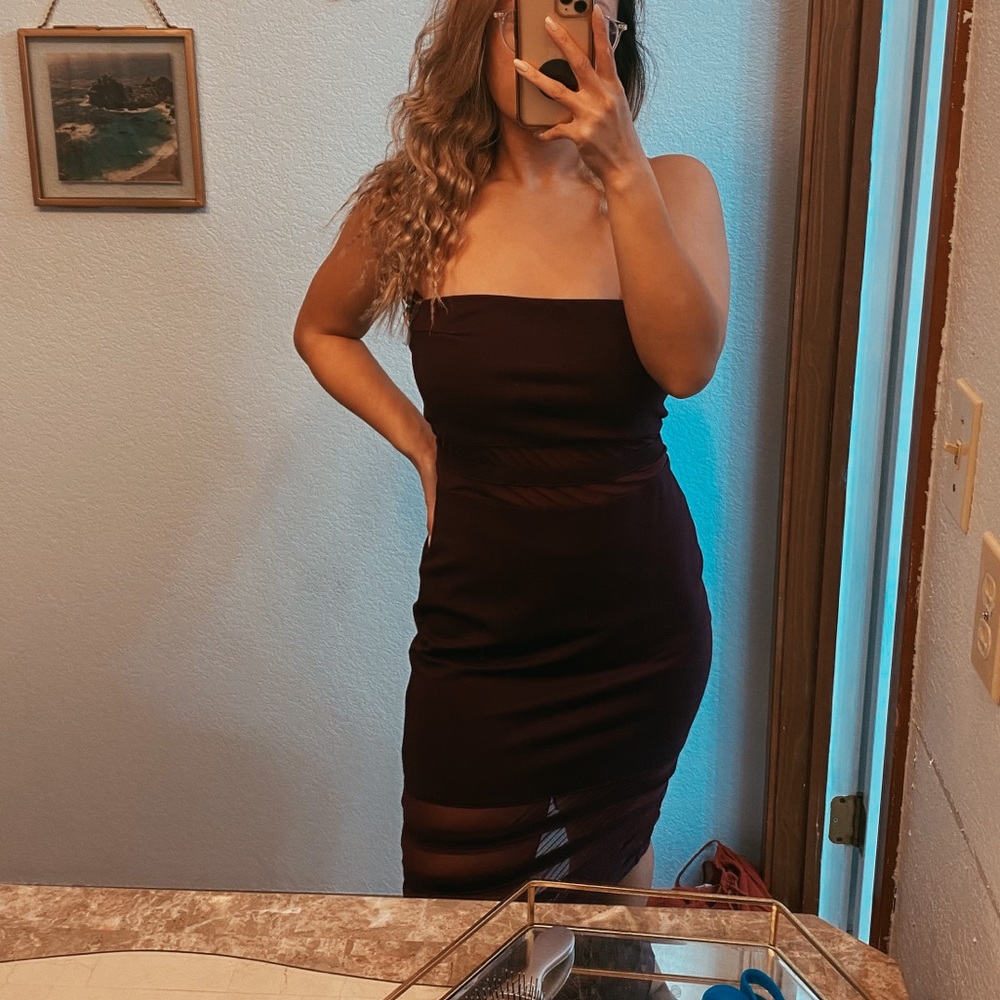Brand New Fashion Nova Midi Plum Dress